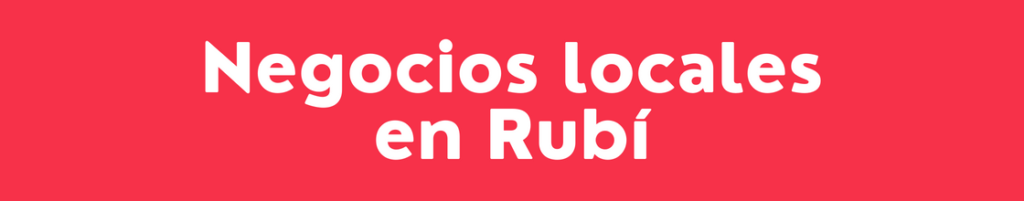 Negocios en Rubí