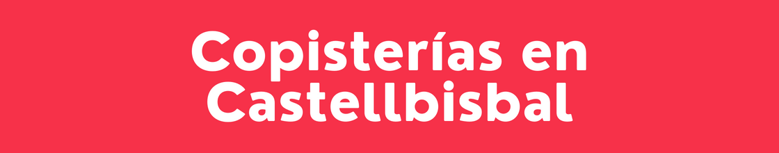 Copisterías en Castellbisbal - DelVallesing