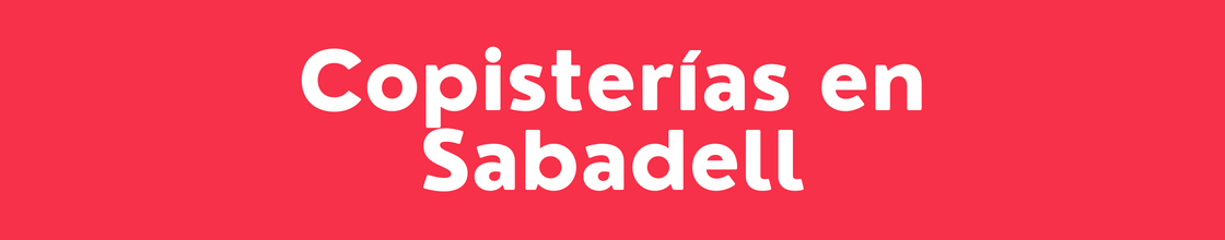 Copisterías en Sabadell - DelVallesing