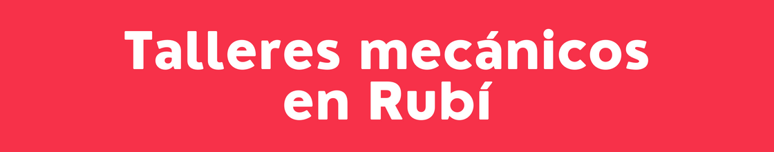 Talleres mecánicos en Rubí - DelVallesing