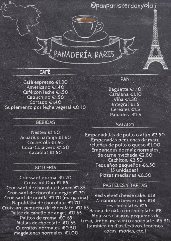 Póster ofertas de desayuno para cafetería